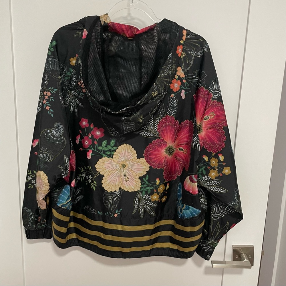 Farm Rio Windbreaker / Rain Jacket Size M - Picture 3 of 4